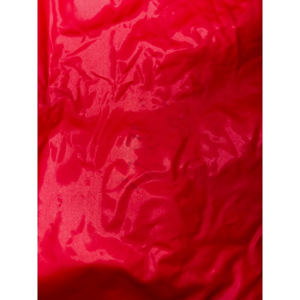 Misty Harbor Red Flannel Lined Raincoat size large vintage Red Slicker - Picture 7 of 7